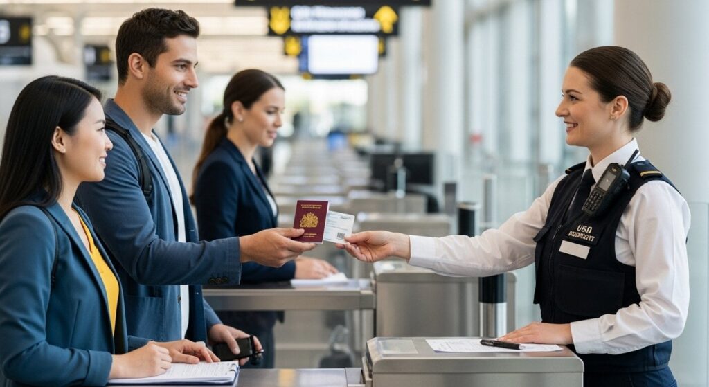 Mandatory Electronic Travel Authorisation ETA: Your Complete UK Guide 2025 24 Successful UK border crossing with Electronic Travel Authorisation Image