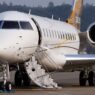 Bombardier Global 6000 ultra-long-range business jet on airport