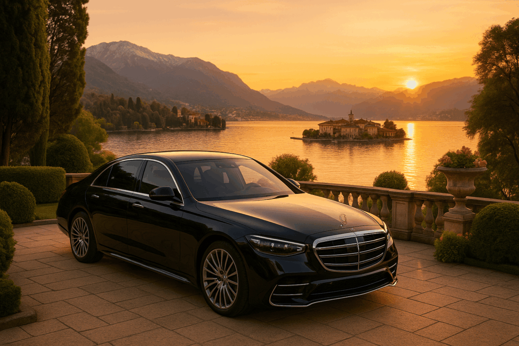 Professional chauffeur Locarno Film Festival luxury vehicle 