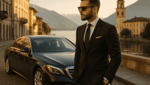 Locarno Film Festival chauffeur services luxury transport with professional driver and Mercedes vehicle