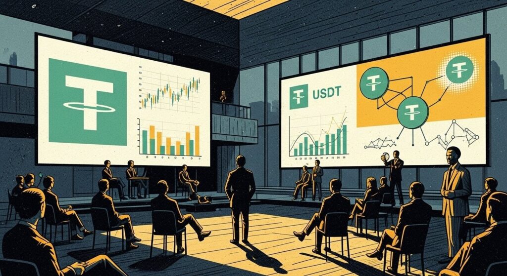 Tether for Beginners: 7 Essential Steps You Need Now 21 USDT beginner guide wallet interface luxury smartphone setup