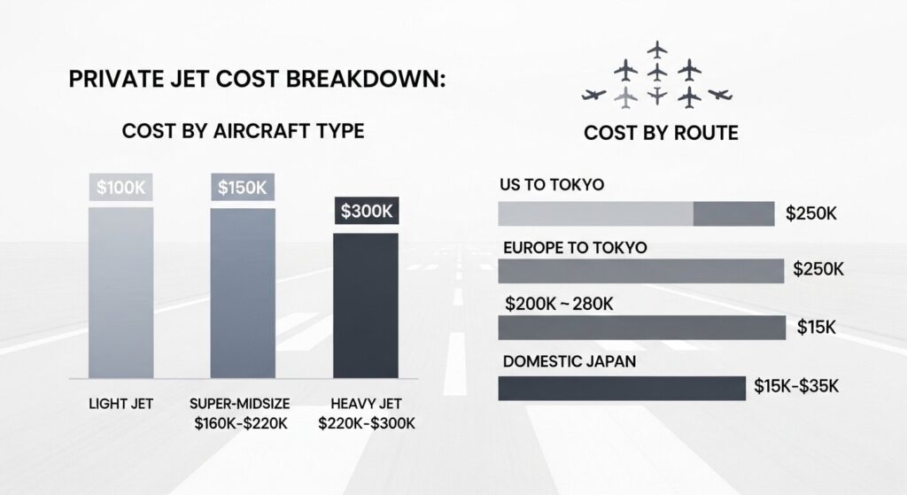 Private Jet to Japan: Ultimate 2025 Travel Guide 22 Private jet cost japan breakdown by aircraft type and route Image