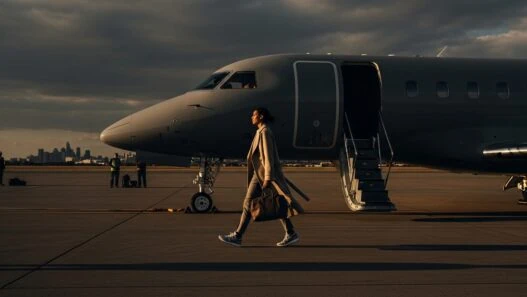 WNBA private jets 2025 luxury aircraft on airport tarmac with basketball players boarding
