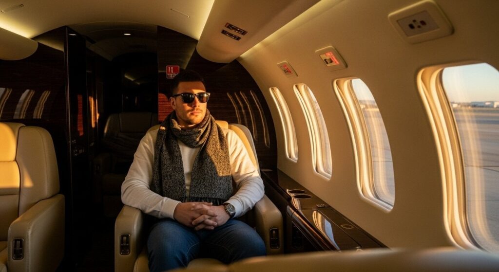 PRIVATE JET TRAVEL TRENDS 2025: COMPLETE OPTIMIZATION 23 Private jet travel trends 2025 off-season luxury travel showing exclusive airport access and uncrowded destinations