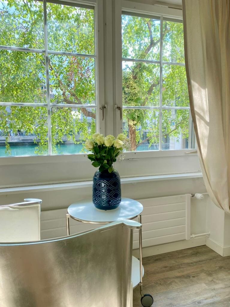 Swiss Cosmetic Zurich: Where Beauty Meets Swiss Alpine Healing 21 Swiss Cosmetic's elegant lakeside entrance on Schipfe 11, where luxury meets Swiss precision