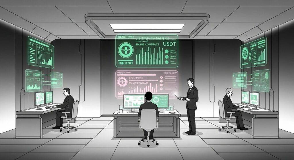 USDT payment security protocols aviation blockchain multi-signature wallet protection