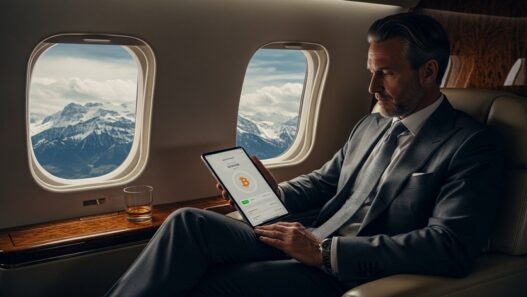 Crypto private jet booking Zurich Paris interface Bitcoin USDT payment options