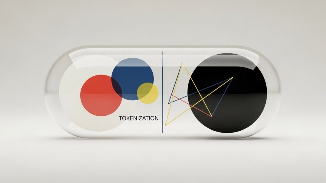 BlackRock blockchain strategy 2025 tokenization infographic with premium data visualization