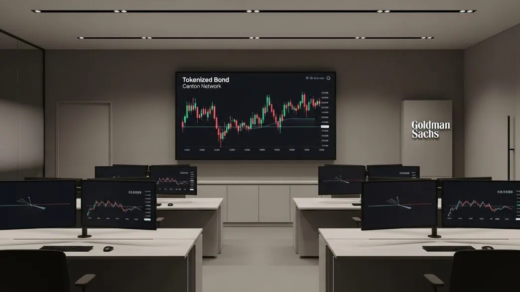 Canton Network tokenized bonds institutional blockchain Goldman Sachs BNP Paribas finance