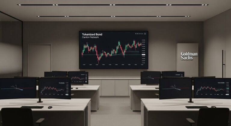 Canton Network tokenized bonds institutional blockchain Goldman Sachs BNP Paribas finance