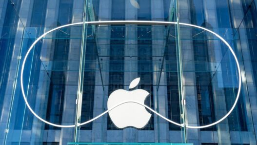 Apple Vision Pro headset displayed on modern desk with soft lighting fashion magazine style photography"]