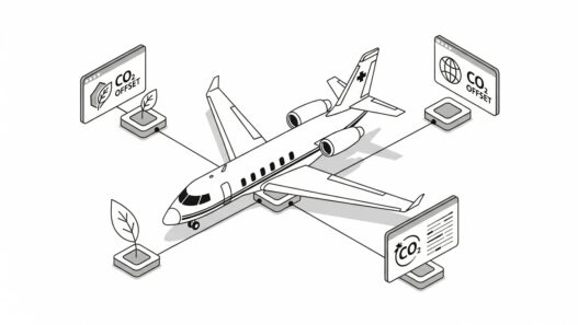 PrivateCharterX blockchain CO₂ offset certificate showing how private jet travelers balance emissions with sustainable solutions