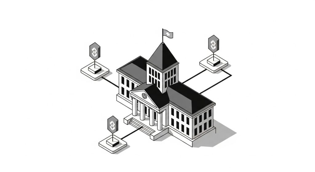 7 Revolutionary Web3 Blockchain Health Insurance Projects Transforming Switzerland 2025 24 Illustration of regulatory framework for Web3 blockchain health insurance with government oversight and blockchain integration