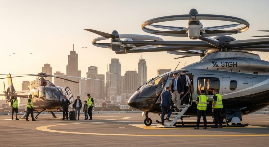 eVTOL vs helicopter cost comparison 2025 operating expenses analysis