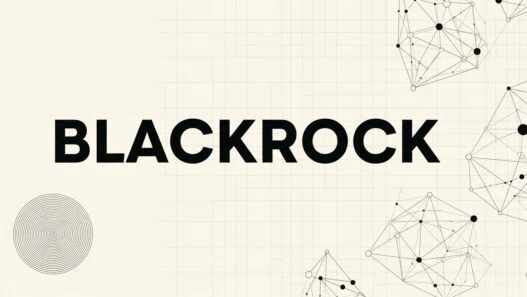 BlackRock tokenized assets platform showing BUIDL Fund interface, Aladdin blockchain integration, and programmable capital management for real-world asset tokenization
