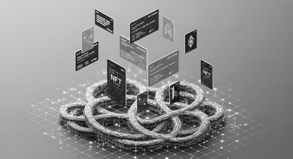 7 Revolutionary Web3 Blockchain Health Insurance Projects Transforming Switzerland 2025 23 Illustration of NFT health insurance policies as blockchain-based digital coverage cards