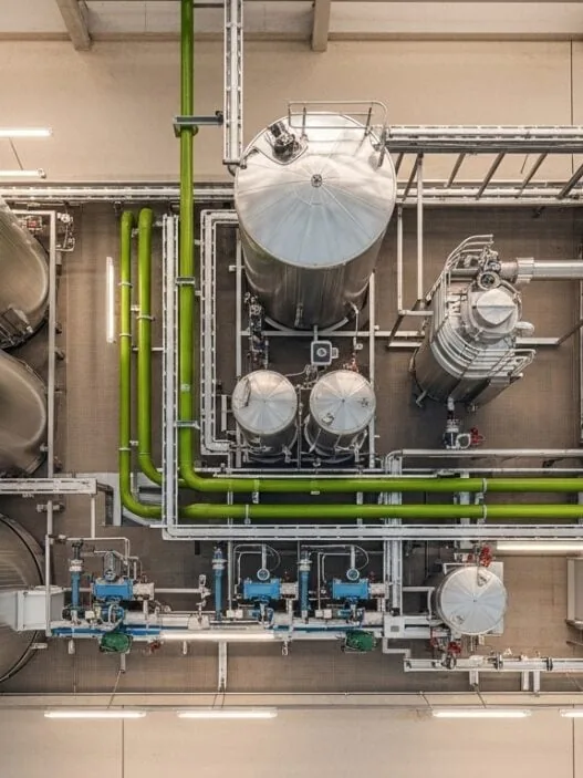 Sustainable aviation fuel market 2025 production facility showing modern SAF refinery representing $2.25 billion industry growth