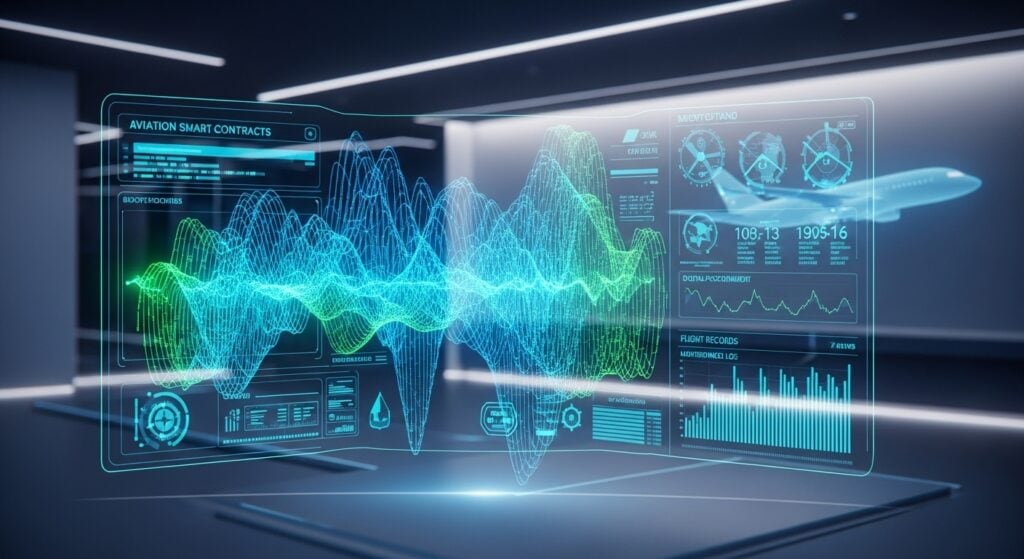 Government aviation transparency blockchain smart contract interface for federal procurement and fleet management 2025
