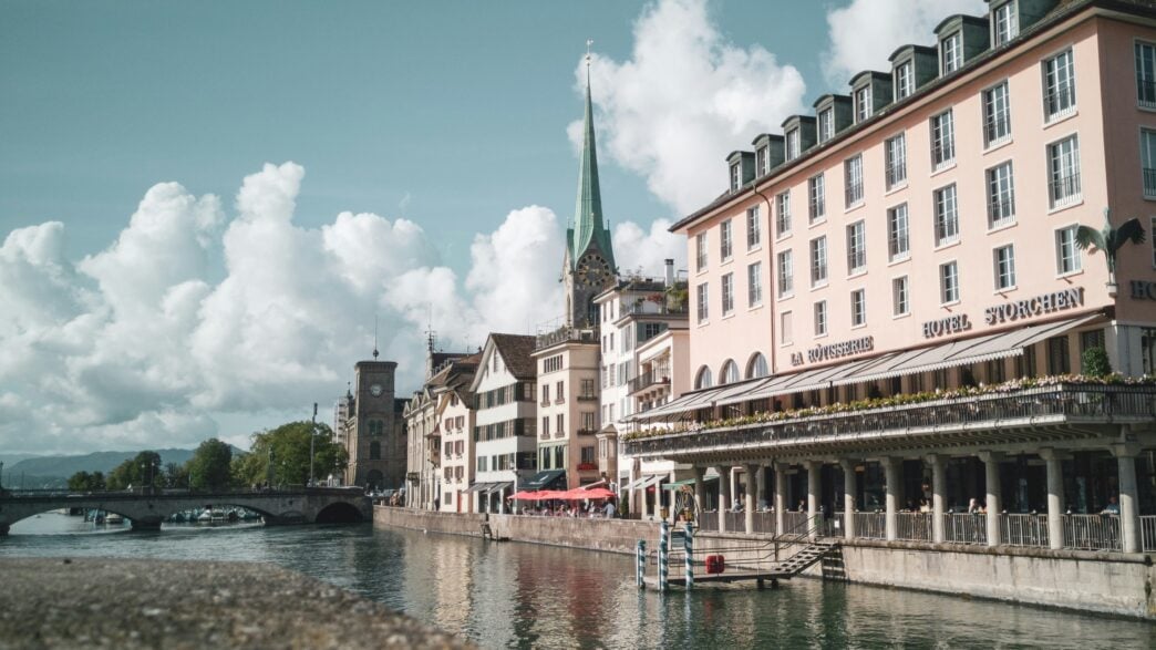 Zurich to St. Moritz transportation options comparing helicopter, private jet, and luxury car travel