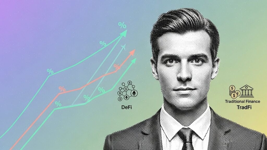 DeFi 2.0 yield comparison showing institutional returns vs traditional finance