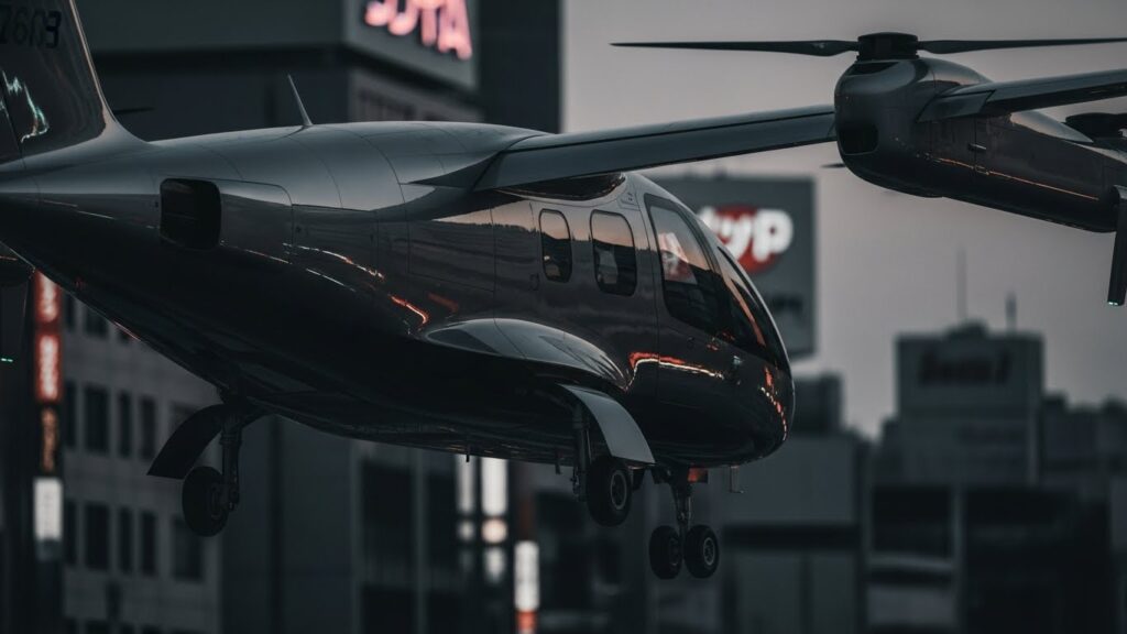 Osaka OSAKAKO eVTOL vertiport with SkyDrive electric