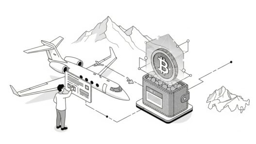 Buy private jet with Bitcoin luxury aviation cryptocurrency payment Gulfstream G650 flying above clouds blockchain technology digital currency private charter 70+ cryptocurrencies accepted ultimate guide 2025