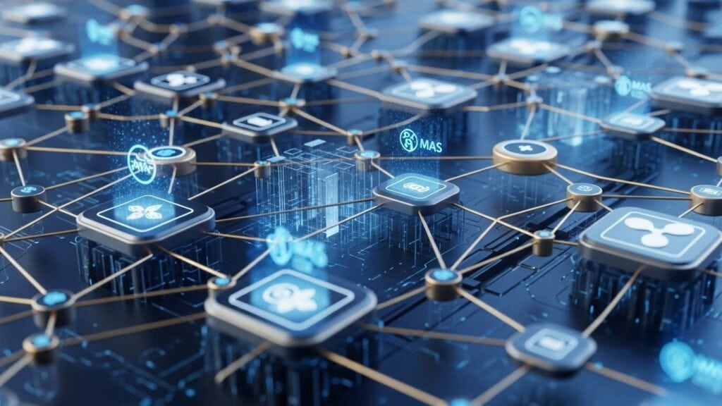 XRP Ledger institutional yield infrastructure blockchain MAS regulated custody Singapore`
