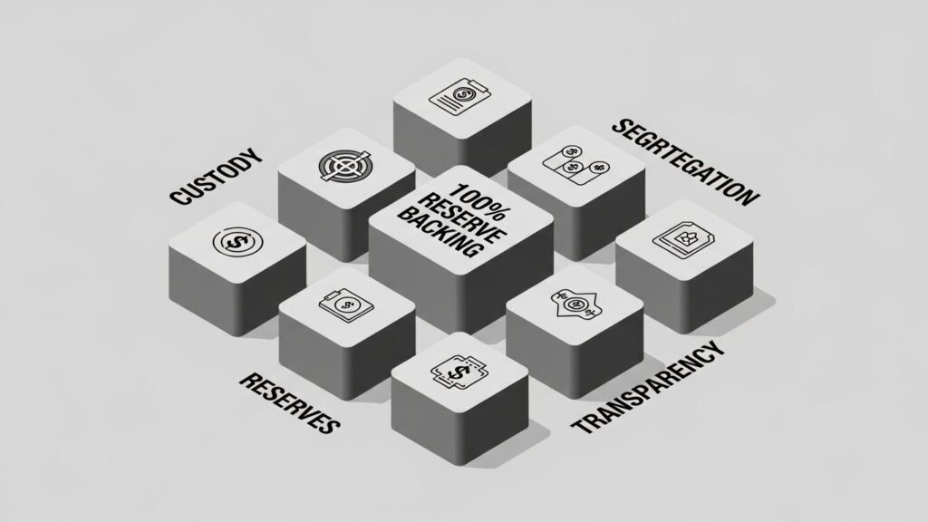 Stablecoin reserve requirements MiCA framework attestation transparency Circle Tether compliance comparison