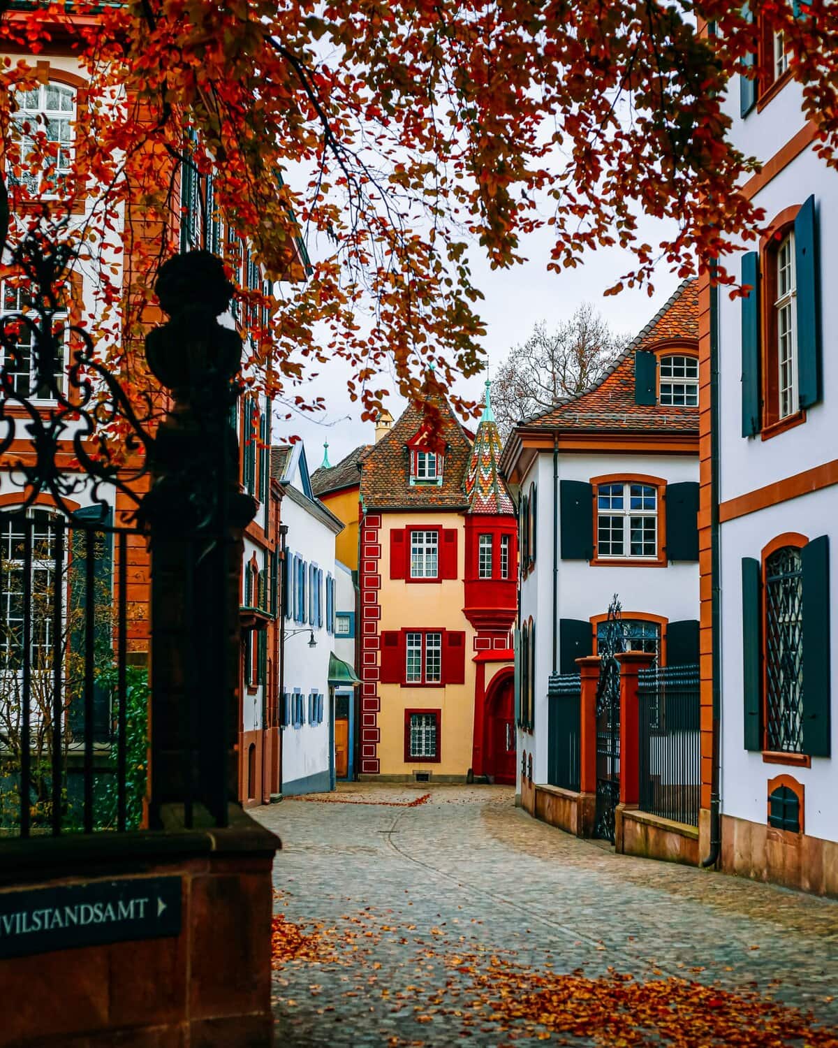 Basel Switzerland Basel Minster cathedral Rhine River red sandstone Gothic architecture medieval
