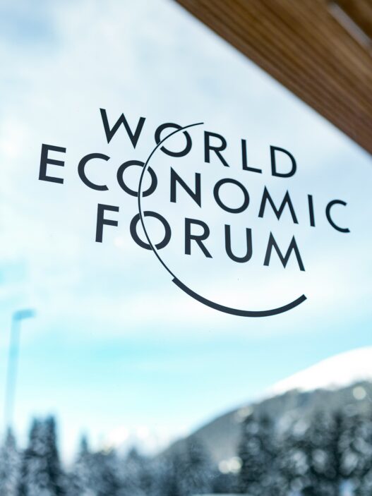 World Economic Forum Davos 2026 Congress Centre with helicopter landing VIP transport Switzerland