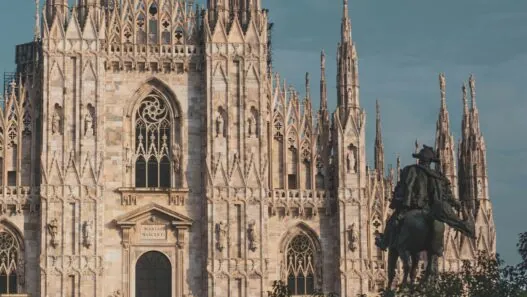 Milan Italy Duomo cathedral Gothic architecture Piazza del Duomo fashion capital Lombardy