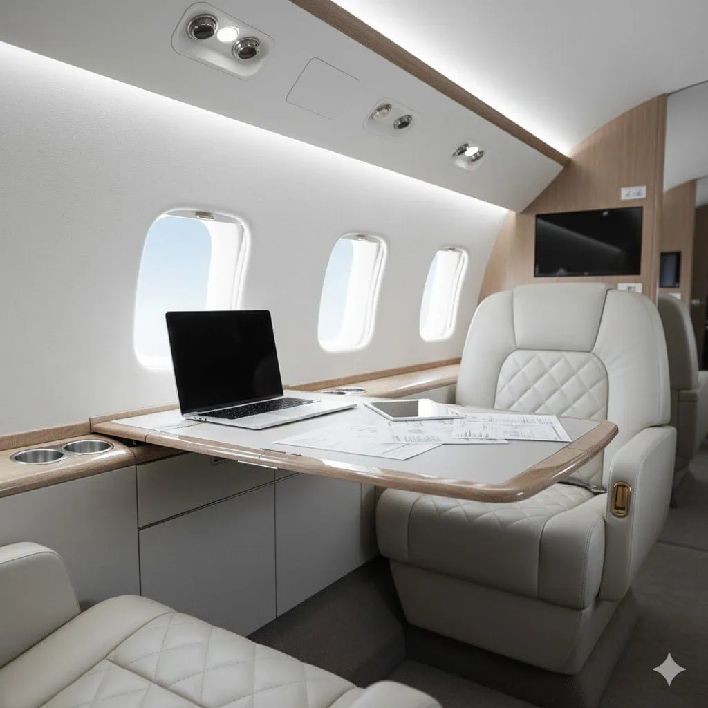 Private Jet vs First Class 2026 -Cost, Time and Luxury Comparison 23 Private jet first class 2026 luxury cabin comparison featuring hyper-personalized amenities and wellness features for premium travelers