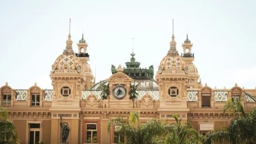 Monaco Monte Carlo Casino Belle Époque architecture luxury gambling French Riviera Mediterranean principality
