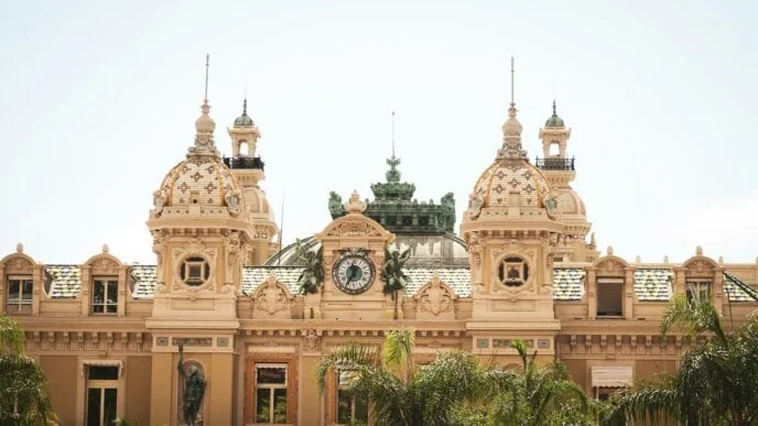 Monaco Monte Carlo Casino Belle Époque architecture luxury gambling French Riviera Mediterranean principality