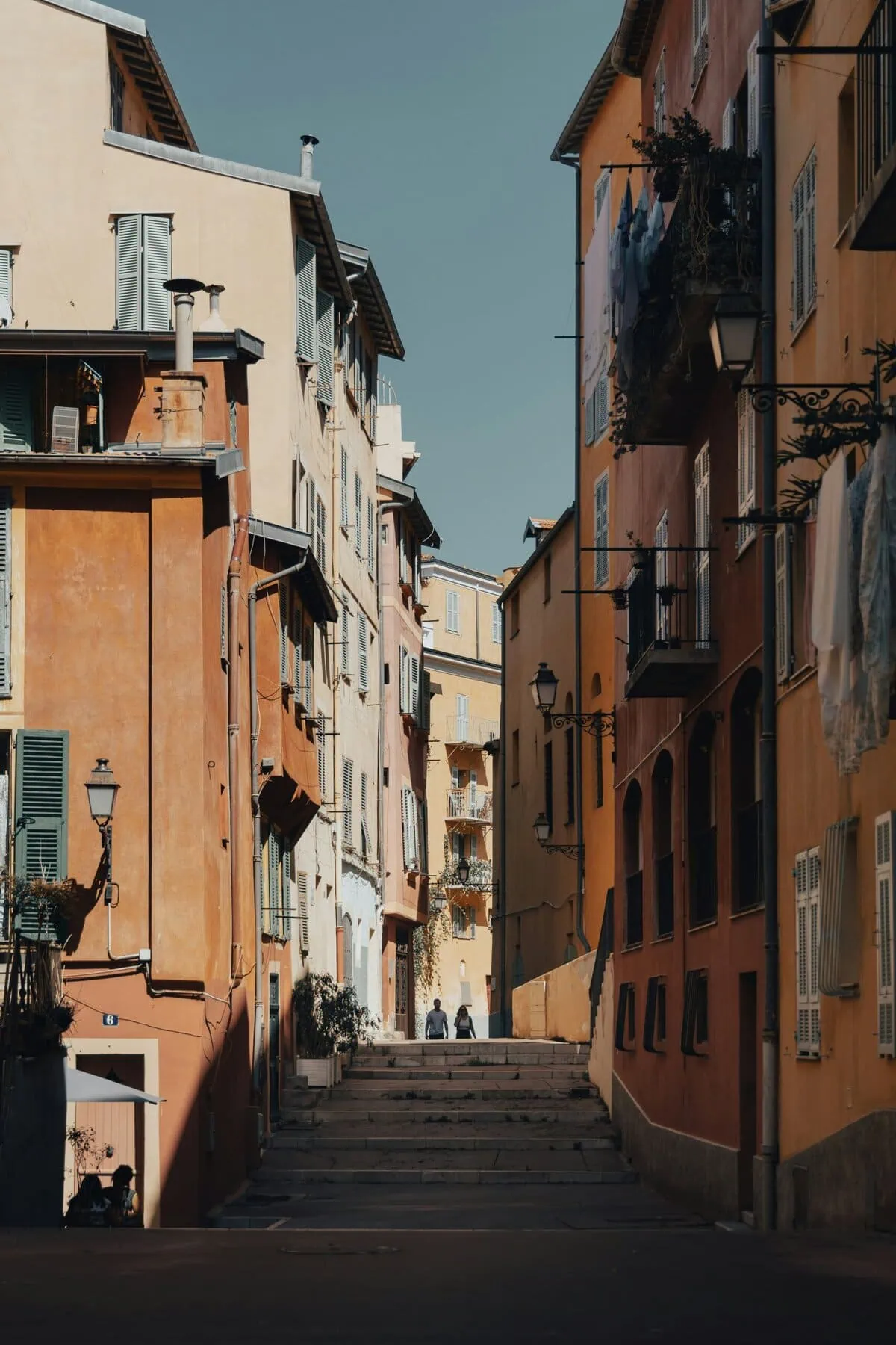 Vieux Nice old town Nice France narrow streets Italian architecture French Riviera