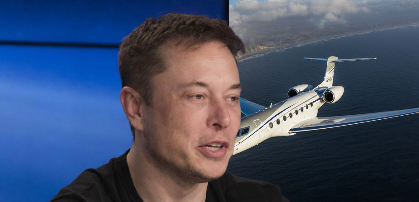 Elon Musk private jet Gulfstream G650ER ultra-long-range business aviation luxury aircraft celebrity jet 2026