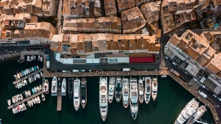 St Tropez France port harbor yachts village French Riviera Mediterranean luxury destination